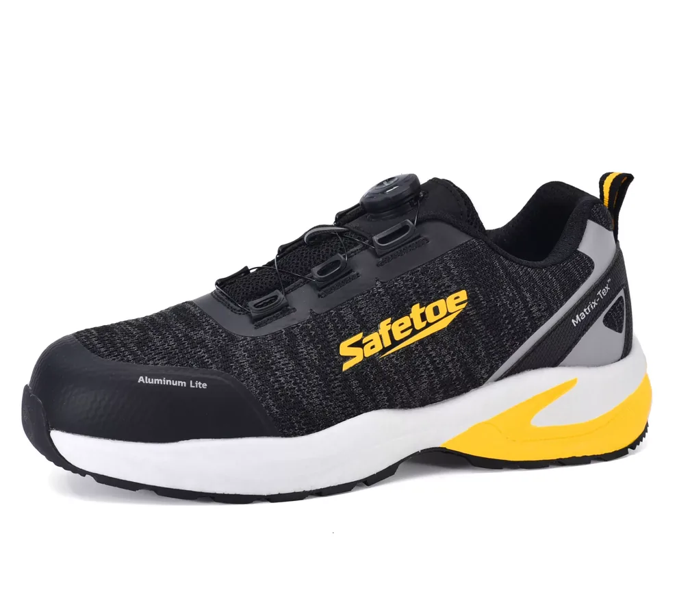 Safetoe Aluminum Lite safety sneaker with clear Safetoe branding
